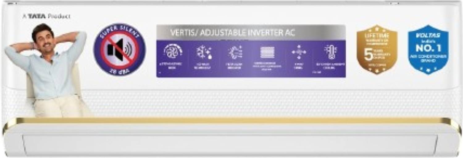 Voltas 2026 Model 1.5 Tons 5 Star Split Inverter AC