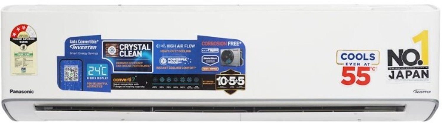 Image of Panasonic 2025 Model 1.5 Ton 3 Star Split Inverter AC