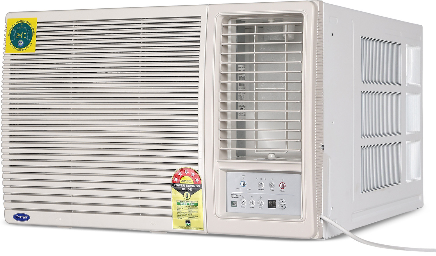 Image of CARRIER 2026 Model 1.5 Ton 5 Star Window Inverter AC