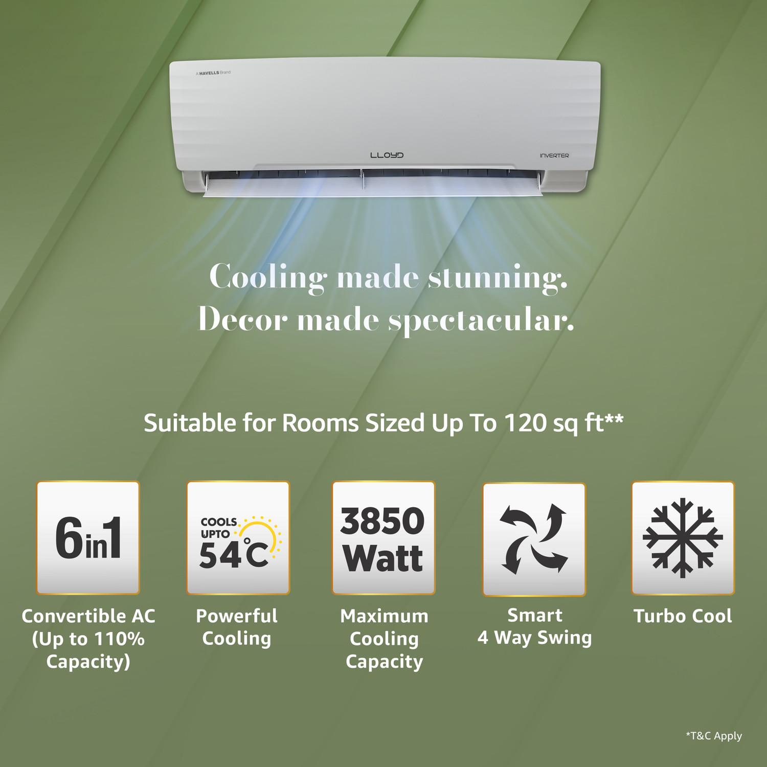 Image of Lloyd 2026 Model 1 Ton 3 Star Split Inverter AC