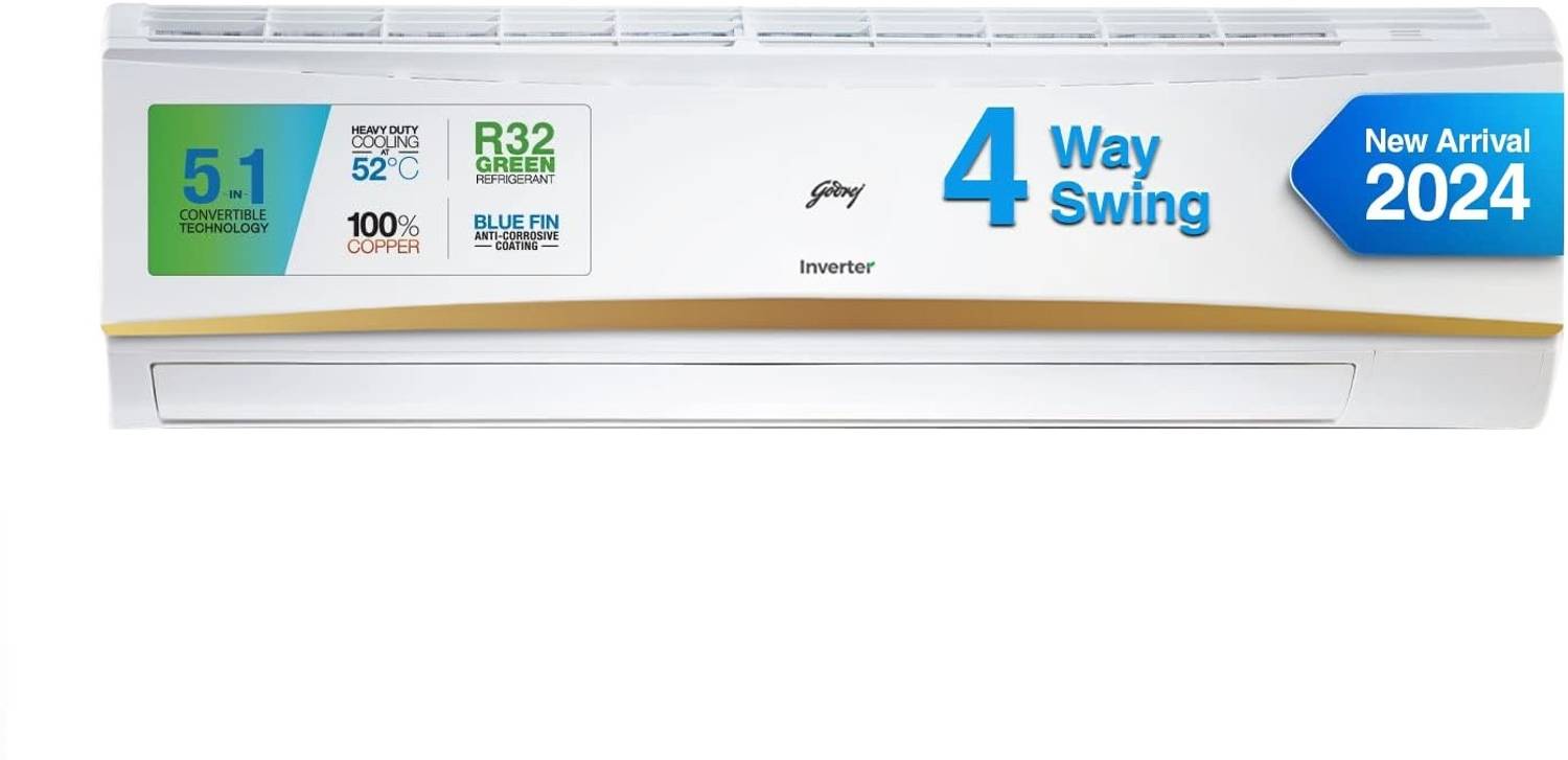 Godrej 2024 Model 2.5 Ton 3 Star Split Inverter AC (SIC 30LTC3-GW