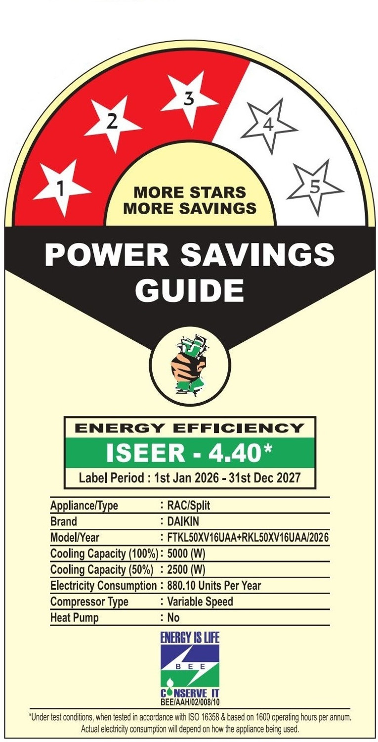 Image of Daikin 2026 Model 1.5 Ton 3 Star Split Inverter AC