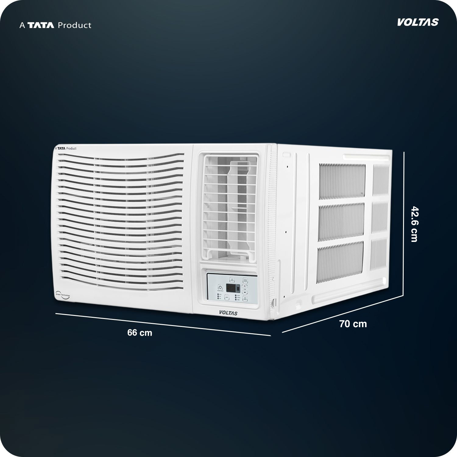 Image of Voltas 2026 Model 1.5 Ton 3 Star Window Fixed Speed AC