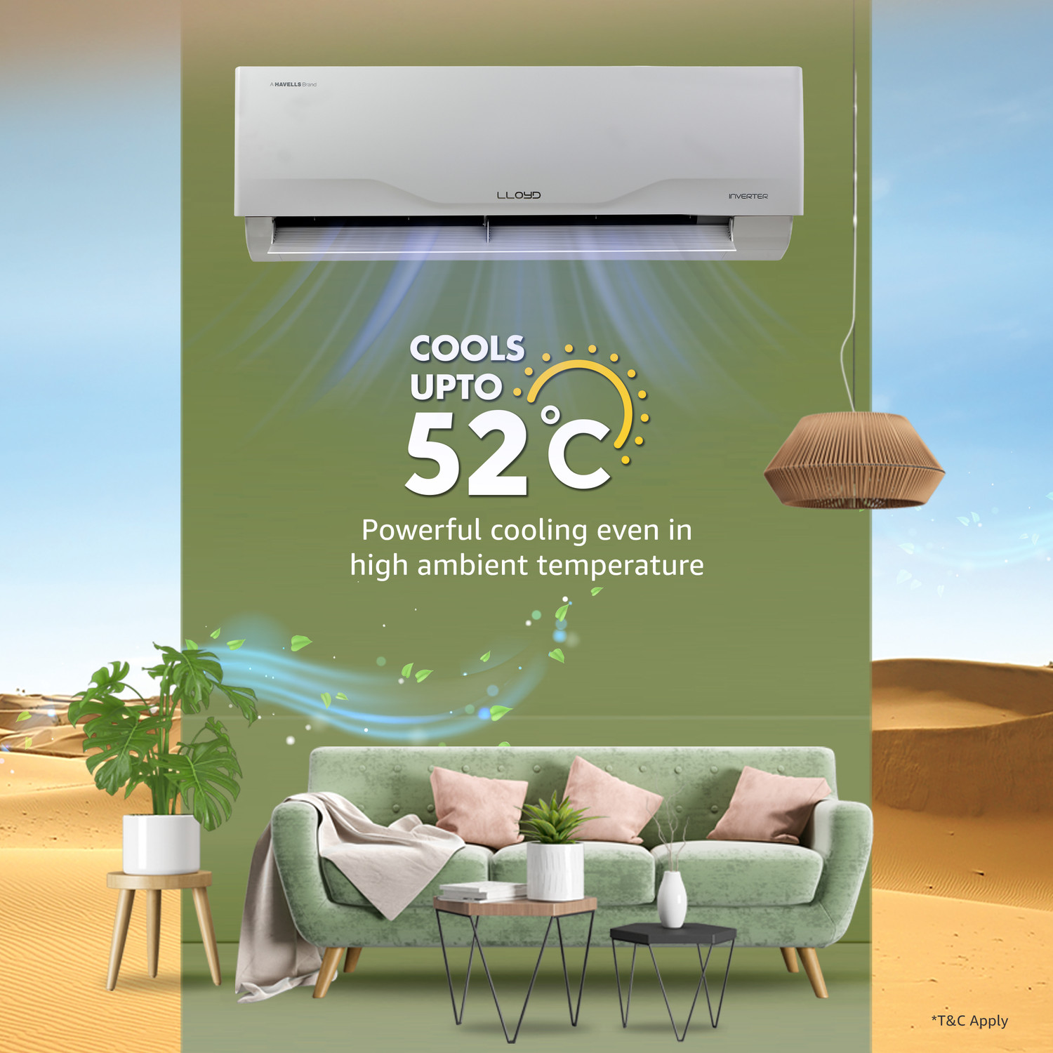 Image of Lloyd 2026 Model 1.5 Ton 4 Star Split Inverter AC