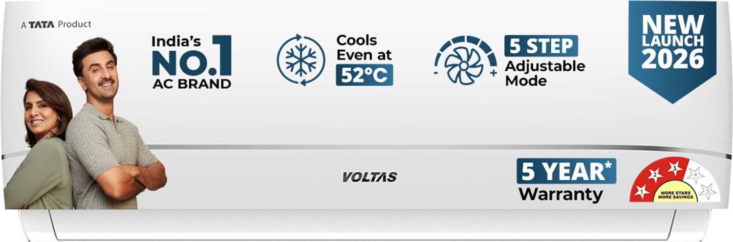 Image of Voltas 2025 Model 1.5 Ton 3 Star Split Inverter AC