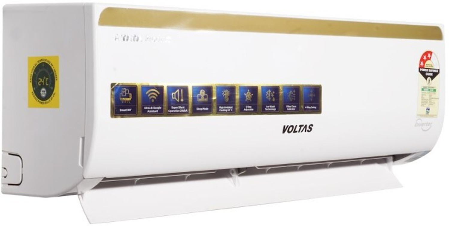 Image of Voltas 2024 Model 1 Ton 3 Star Split Inverter with Wi-fi AC