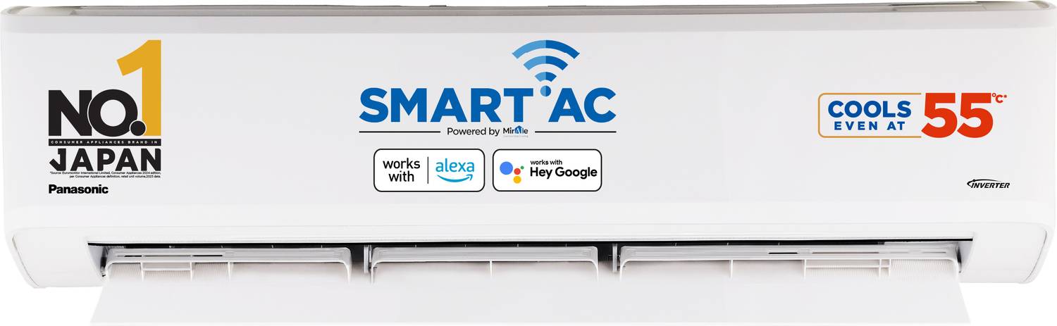 Panasonic 2025 Model 1.5 Ton 5 Star Split Inverter with Wi-fi AC