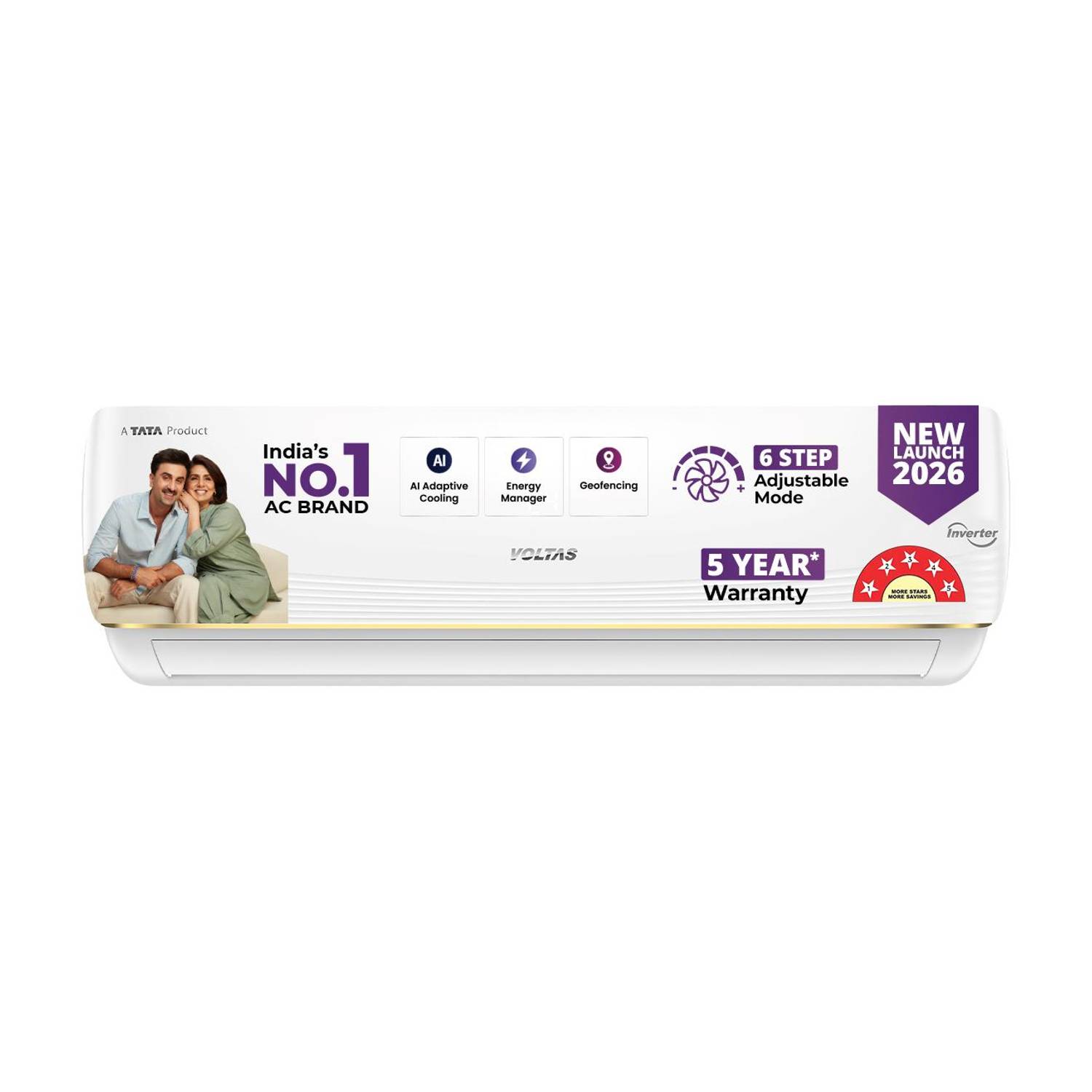 Voltas 2026 1.5 Ton 5 Star Wi-Fi Inverter AC - Image 1