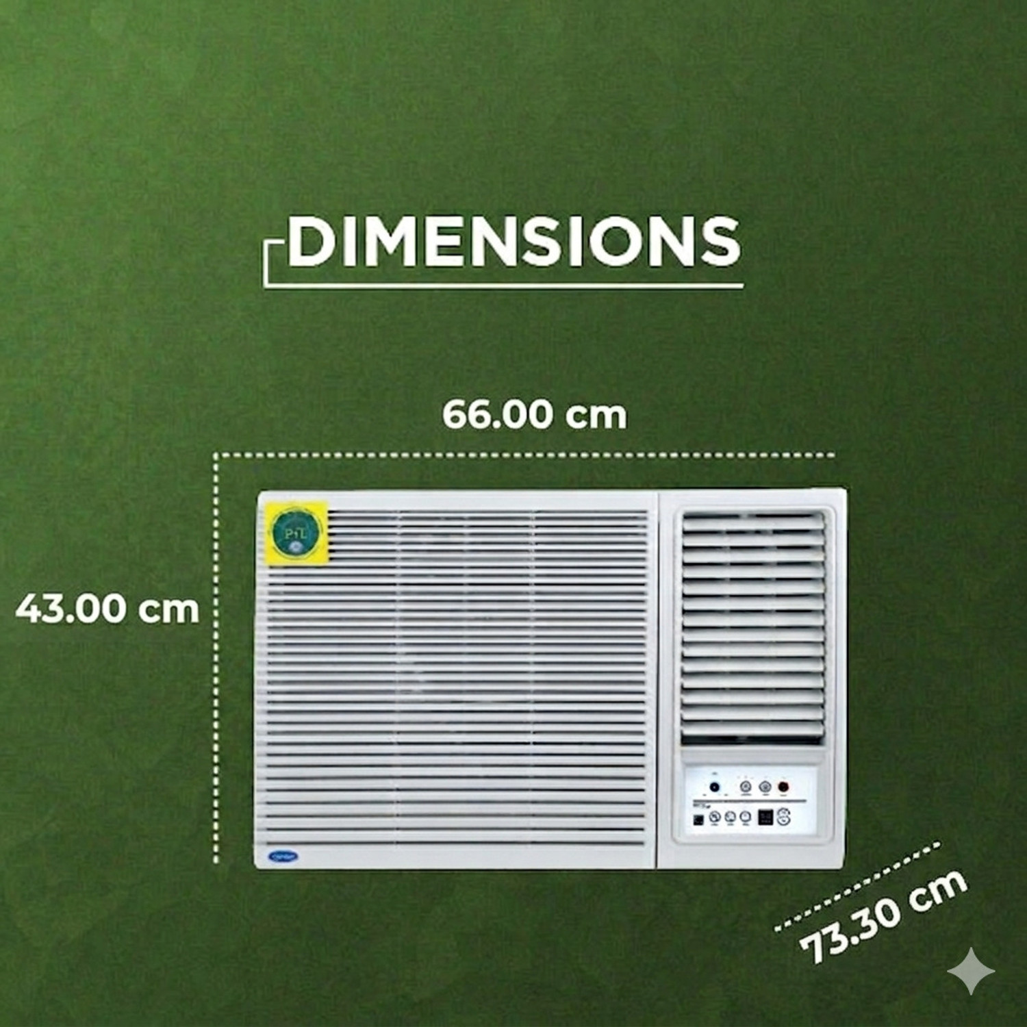 Image of Hitachi 2025 Model 1.5 Ton 5 Star Window Fixed Speed AC