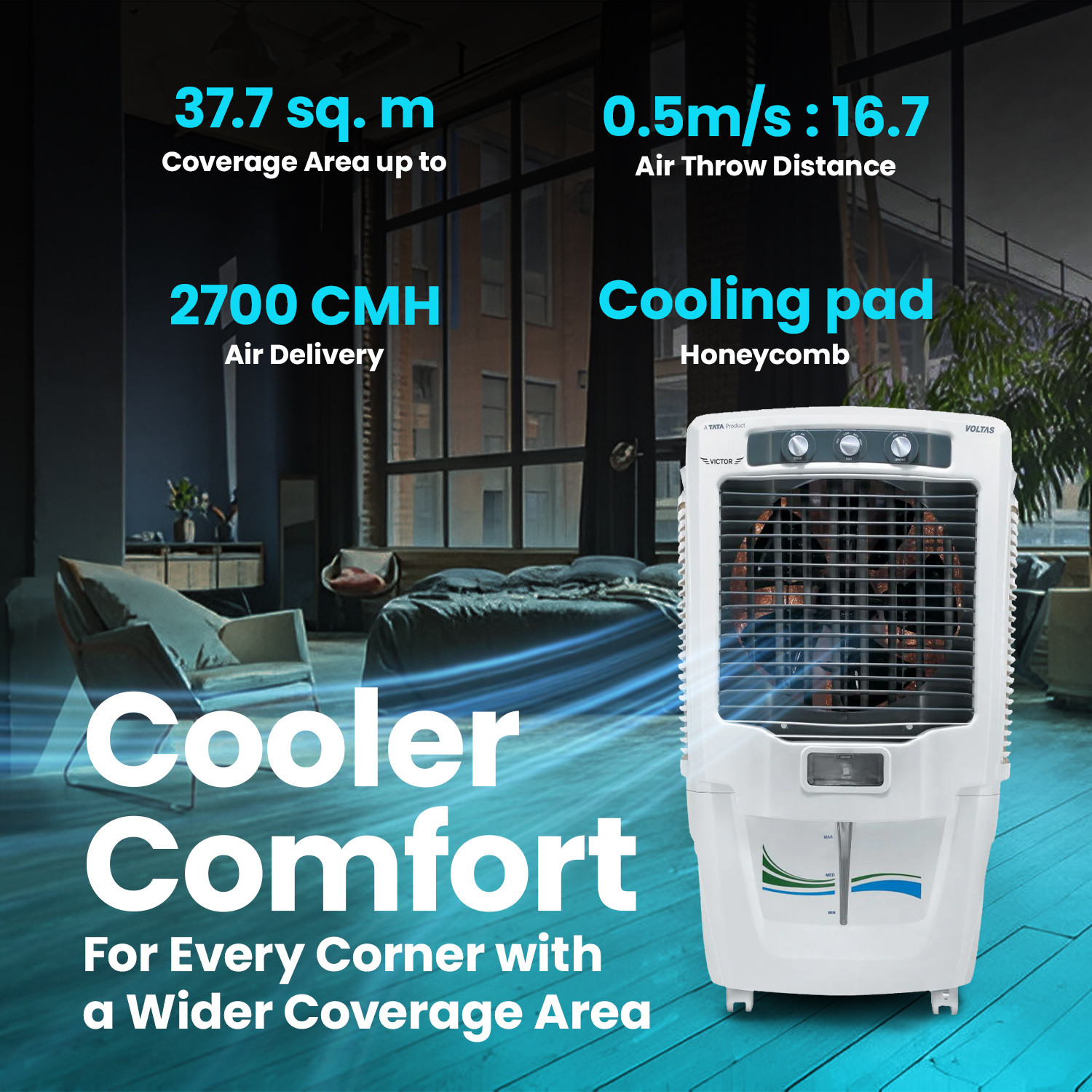 Image of Voltas 90 L Desert Air Cooler