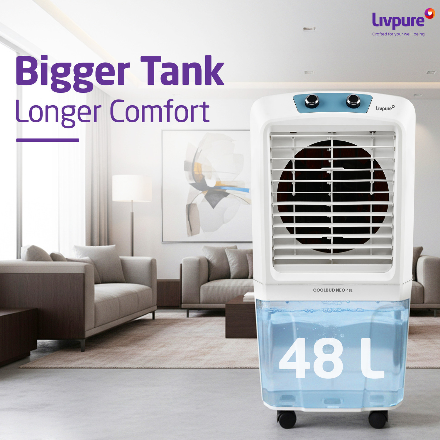 Image of LIVPURE 48 L Desert Air Cooler