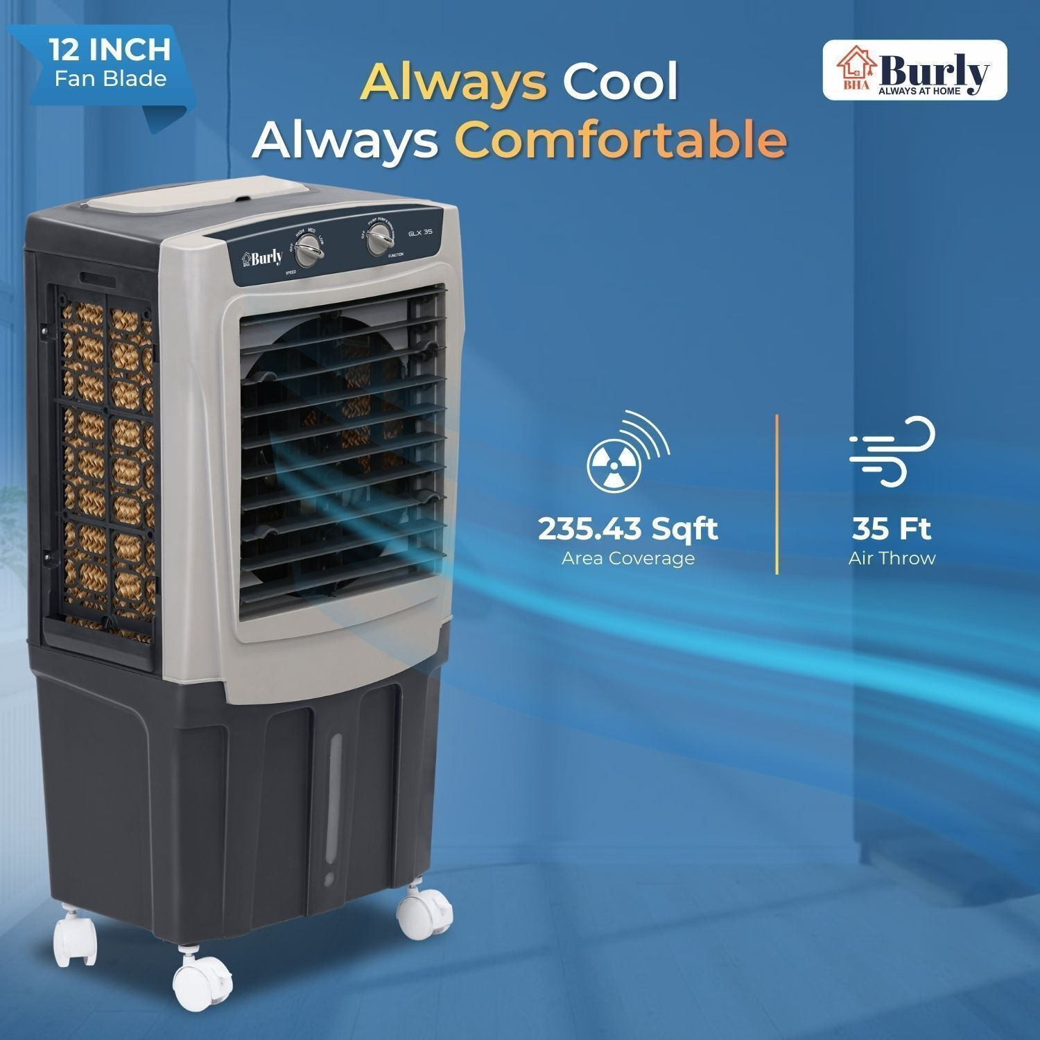 Image of BHABURLY 35 L Room /Personal Air Cooler