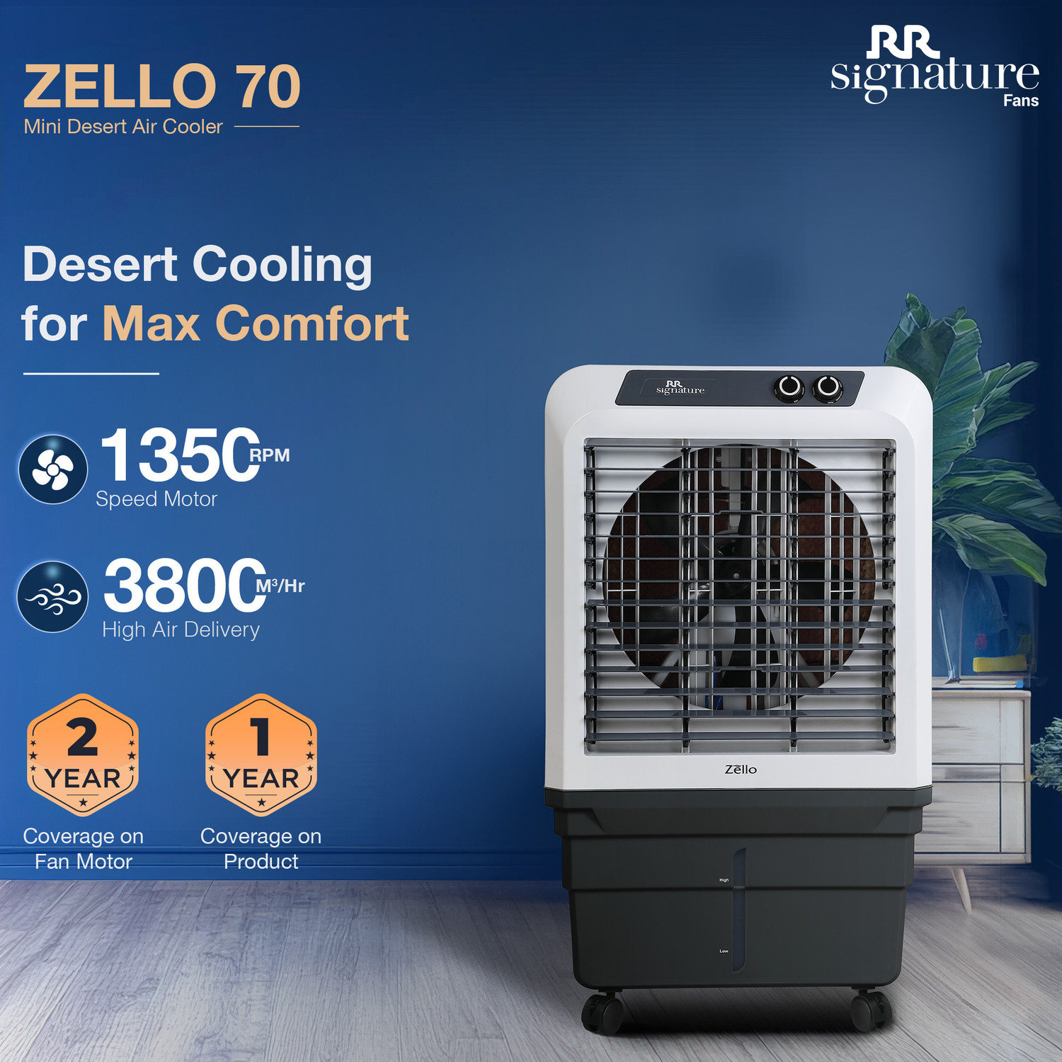 Image of RR 70 L Room /Personal Air Cooler