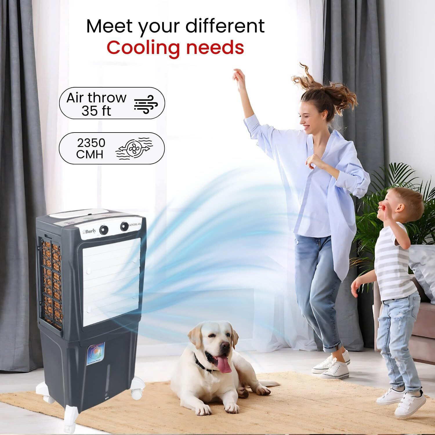 Image of BHABURLY 45 L Room /Personal Air Cooler