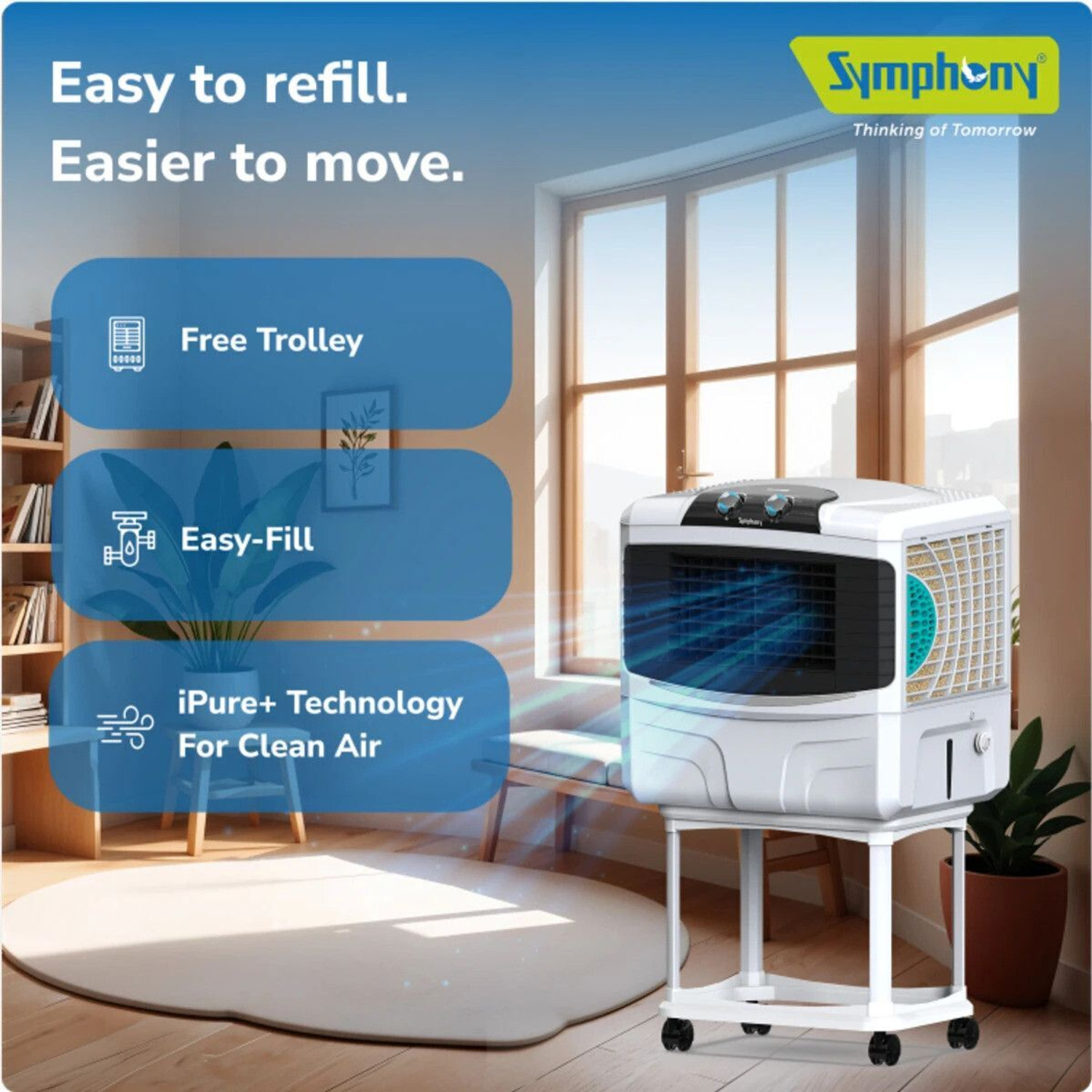 Image of Symphony 60 L Room /Personal Air Cooler