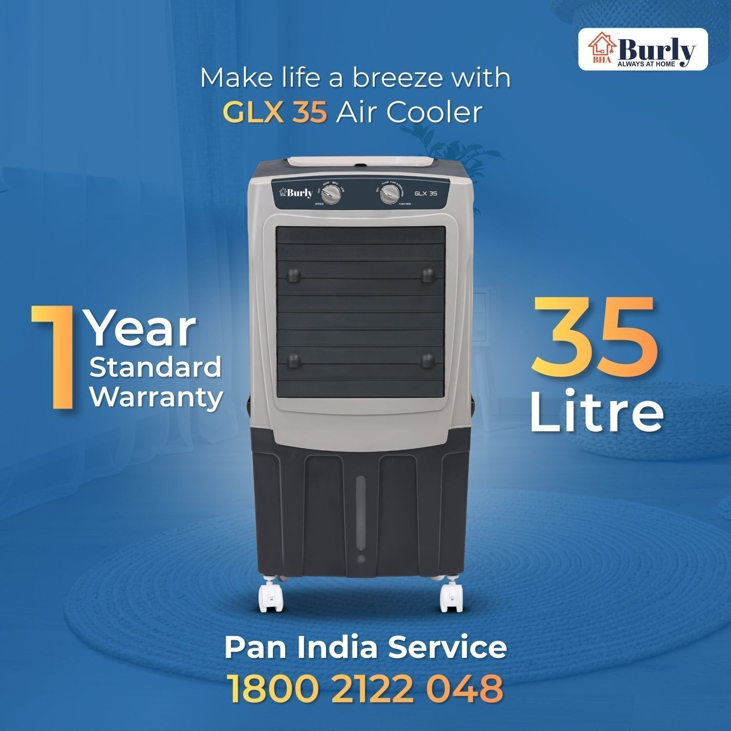 Image of BHABURLY 35 L Room /Personal Air Cooler