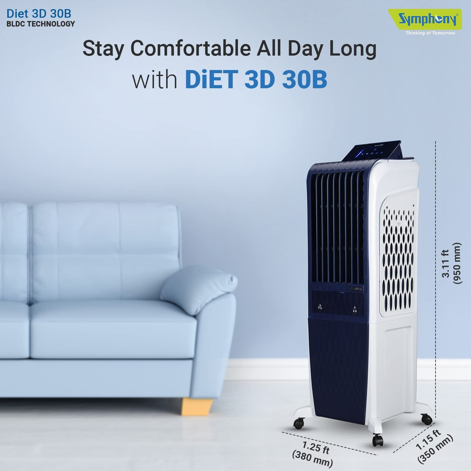 Image of Symphony 30 L Tower Air Cooler