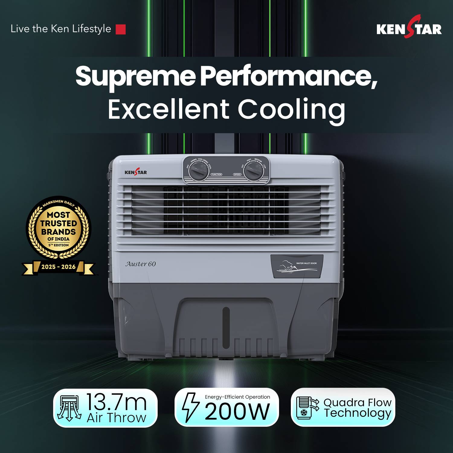 Kenstar 60 L Window Air Cooler Price in India - Buy Kenstar 60 L