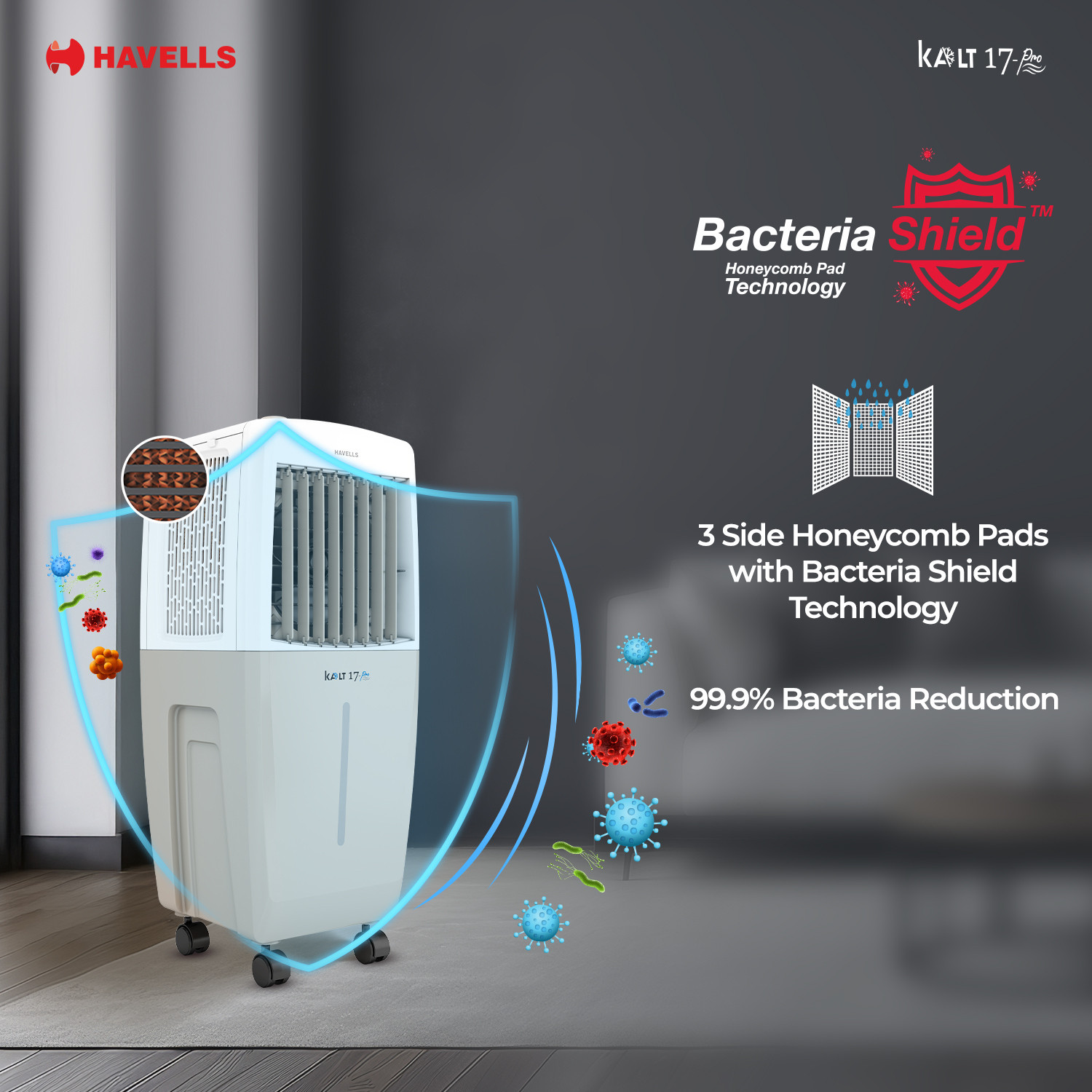 Image of HAVELLS 17 L Room /Personal Air Cooler