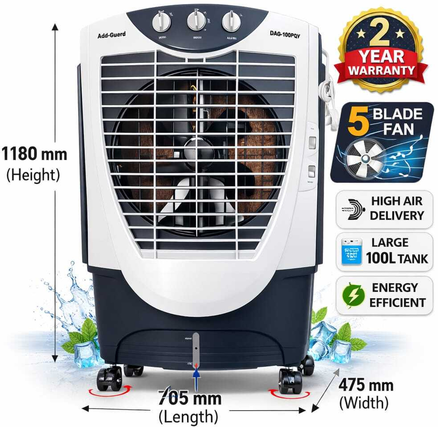 Image of addgaurd 100 L Desert Air Cooler