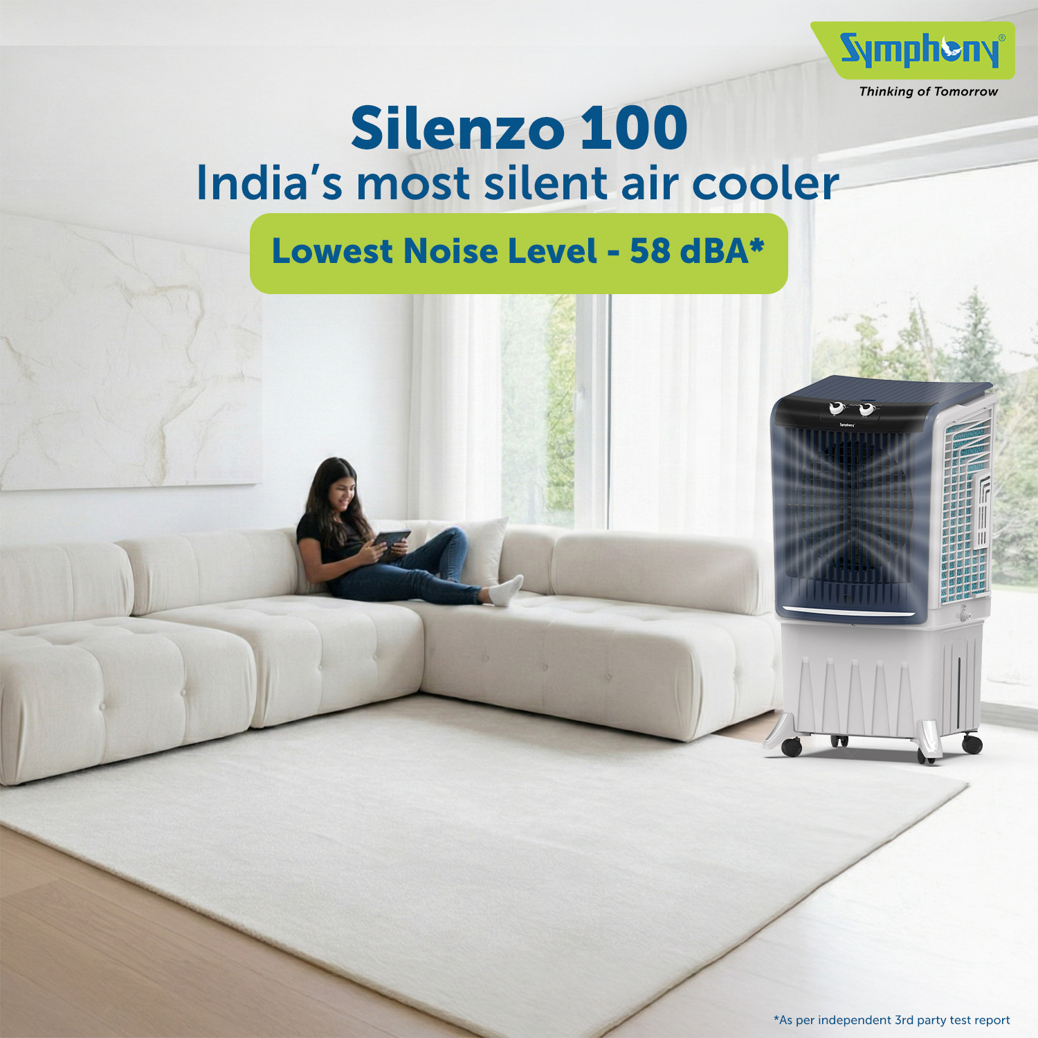 Image of Symphony 100 L Desert Air Cooler
