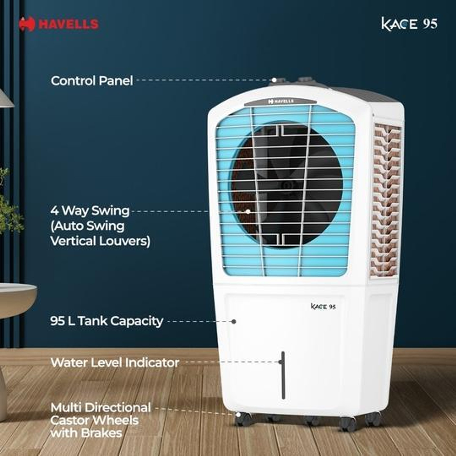 Image of HAVELLS 95 L Desert Air Cooler