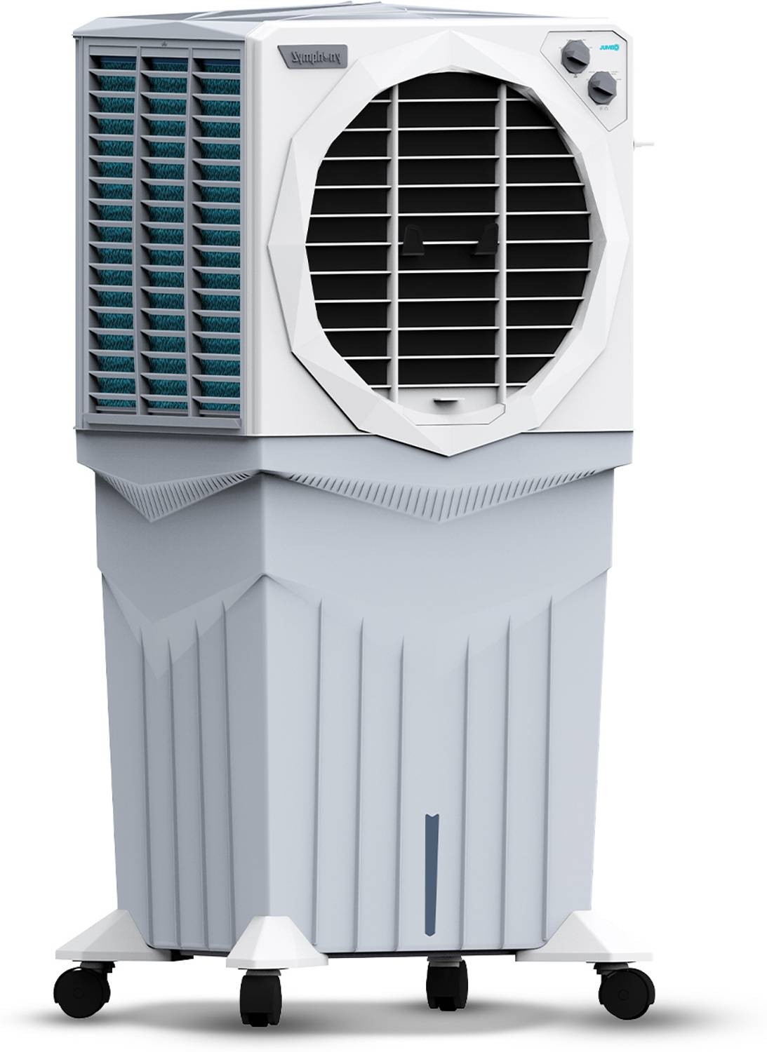 Symphony 95 L Desert Air Cooler Powerful Fan | 3 Star Rated | Auto Louver Movement | Large Cooling Pad Area | CFD Technology for Uniform Cooling | 3-Year Warranty