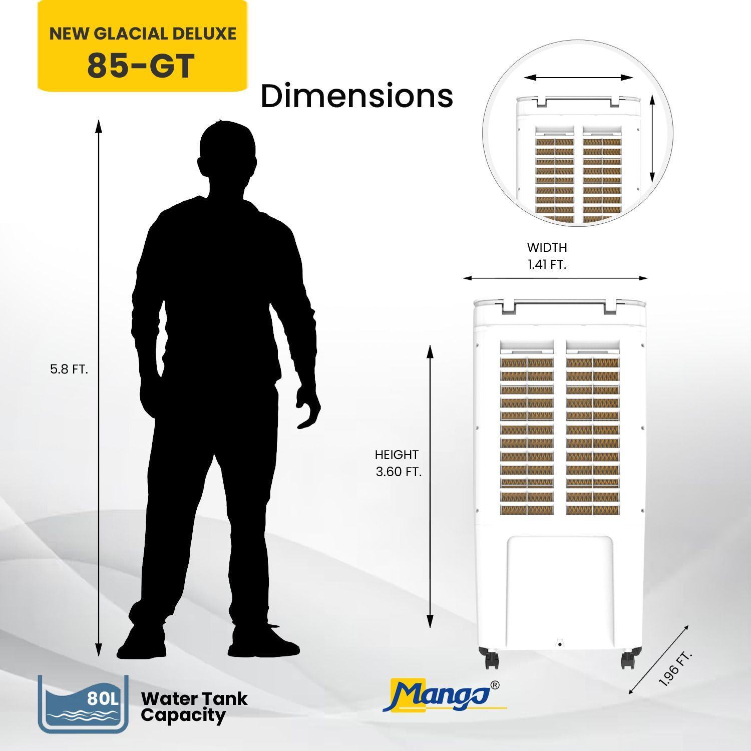 Image of MANGO 80 L Desert Air Cooler