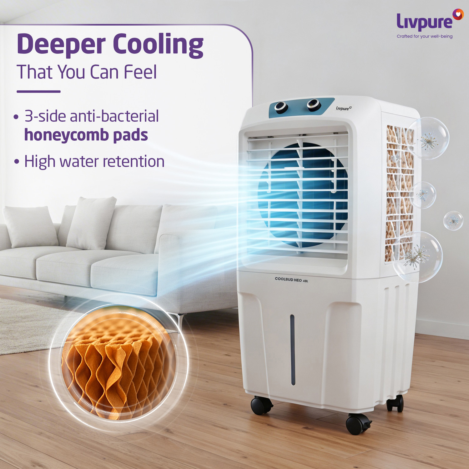 Image of LIVPURE 48 L Desert Air Cooler