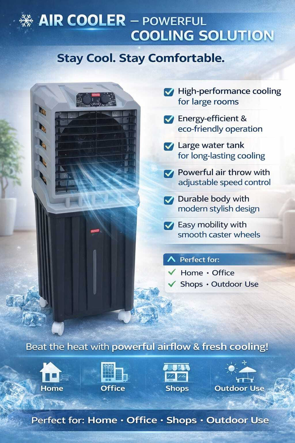 Image of Decor 70 L Room /Personal Air Cooler