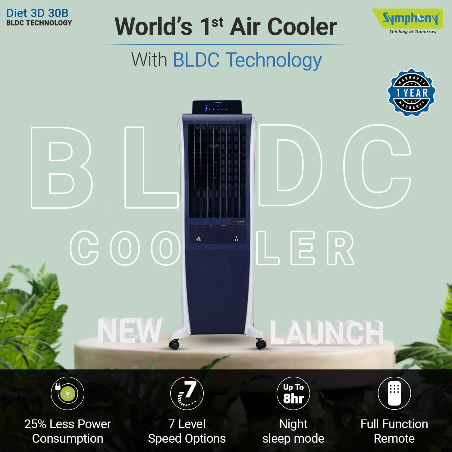 Image of Symphony 30 L Tower Air Cooler