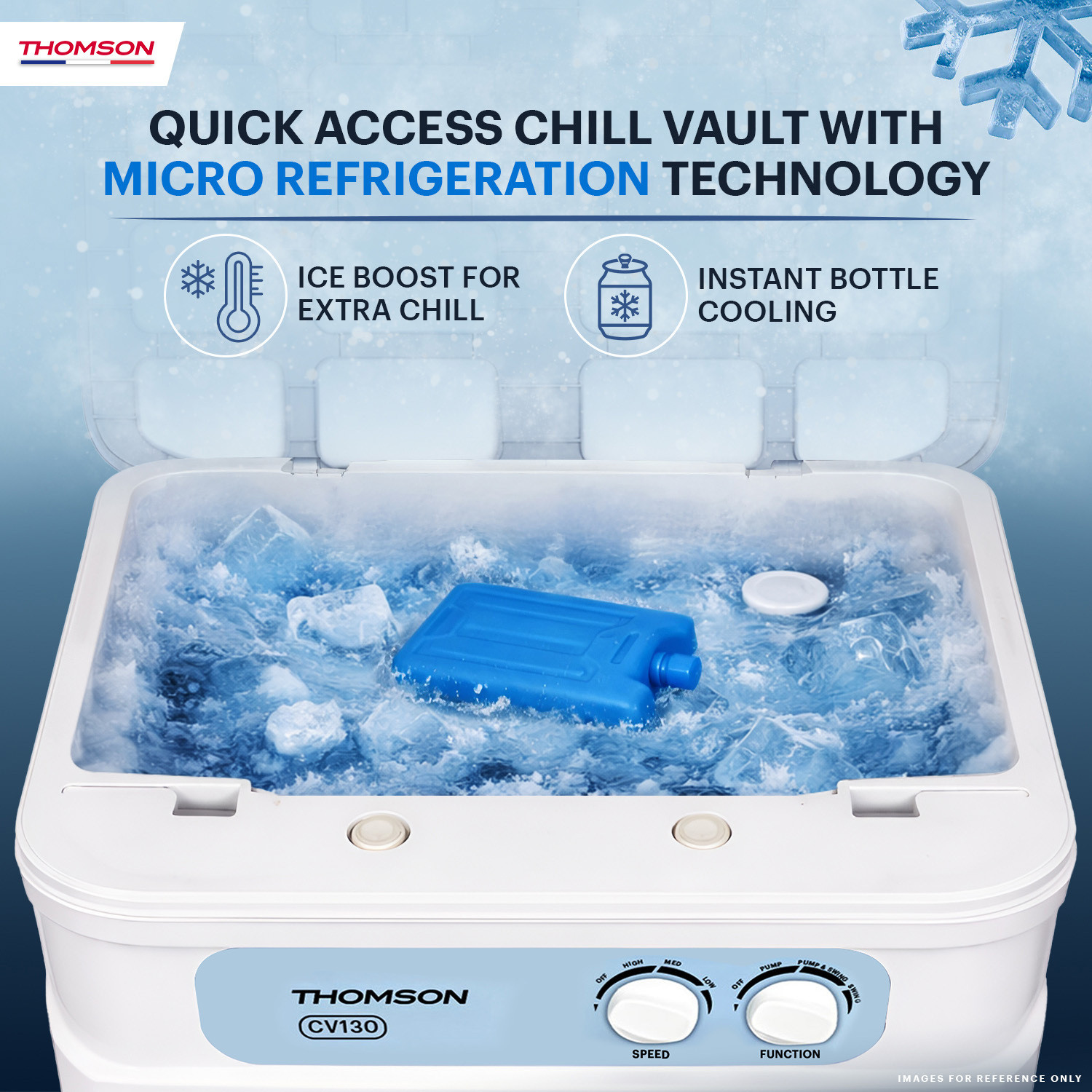 Image of Thomson 130 L Desert Air Cooler With Chill Vault Technology for Instant Cooling