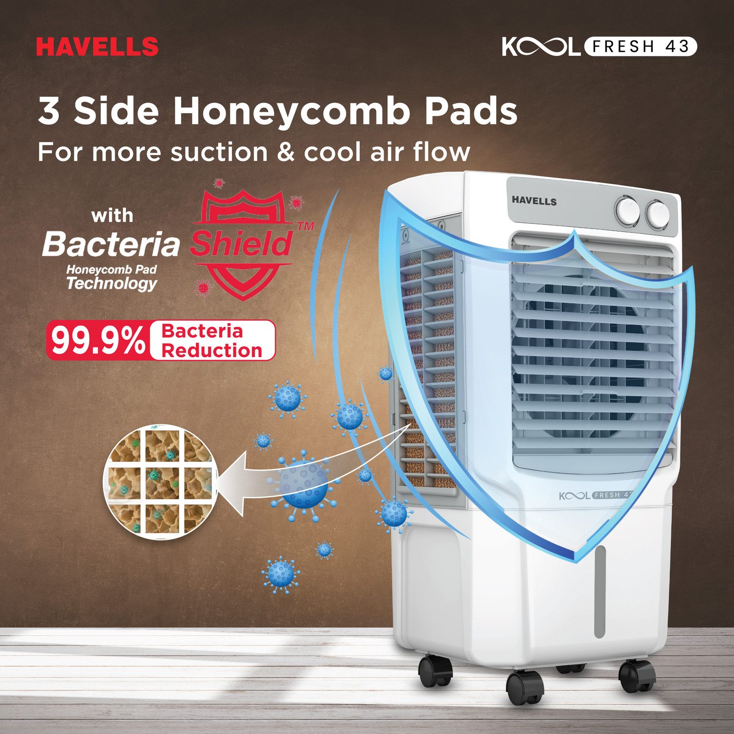 Image of HAVELLS 43 L Room /Personal Air Cooler