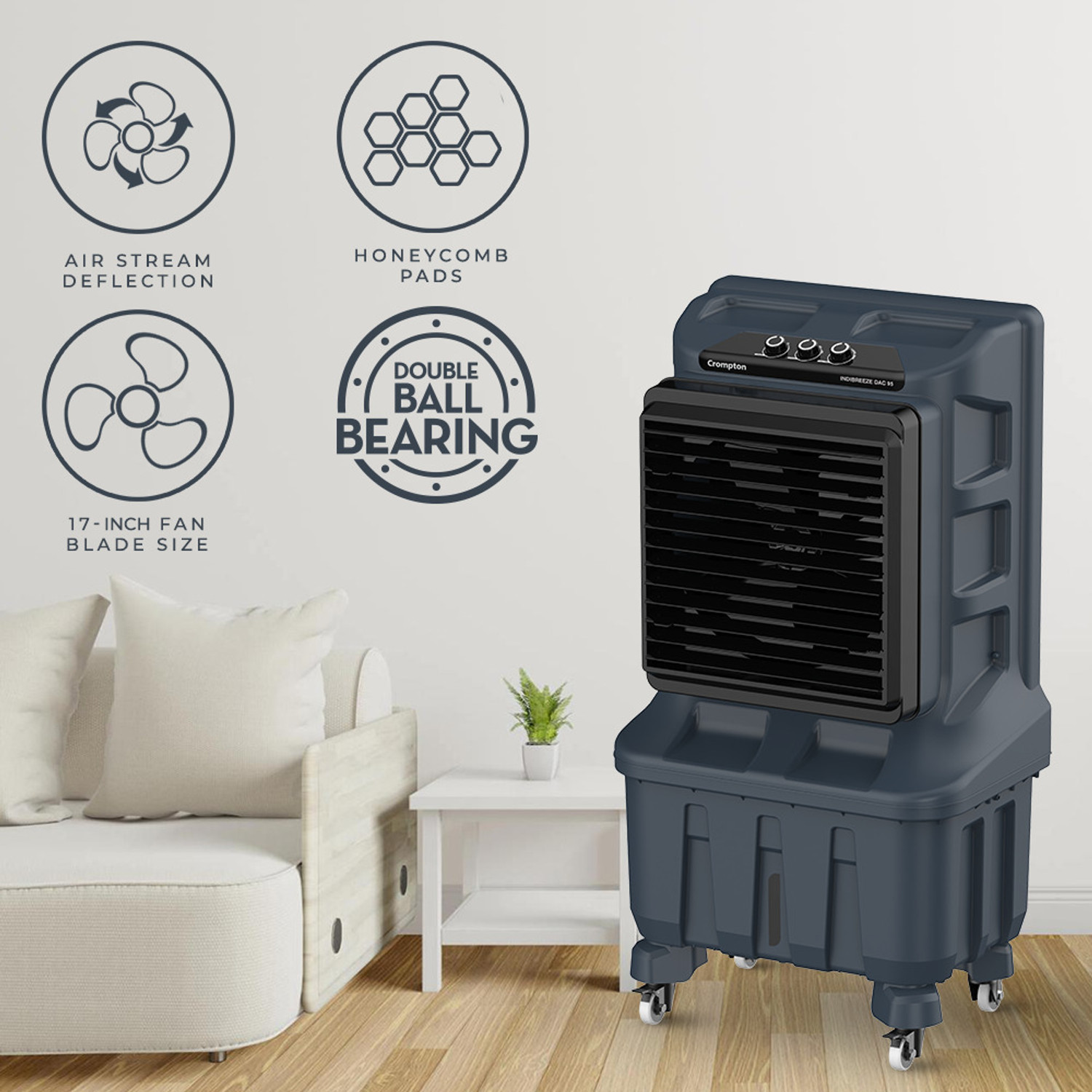 Image of Crompton 95 L Desert Air Cooler