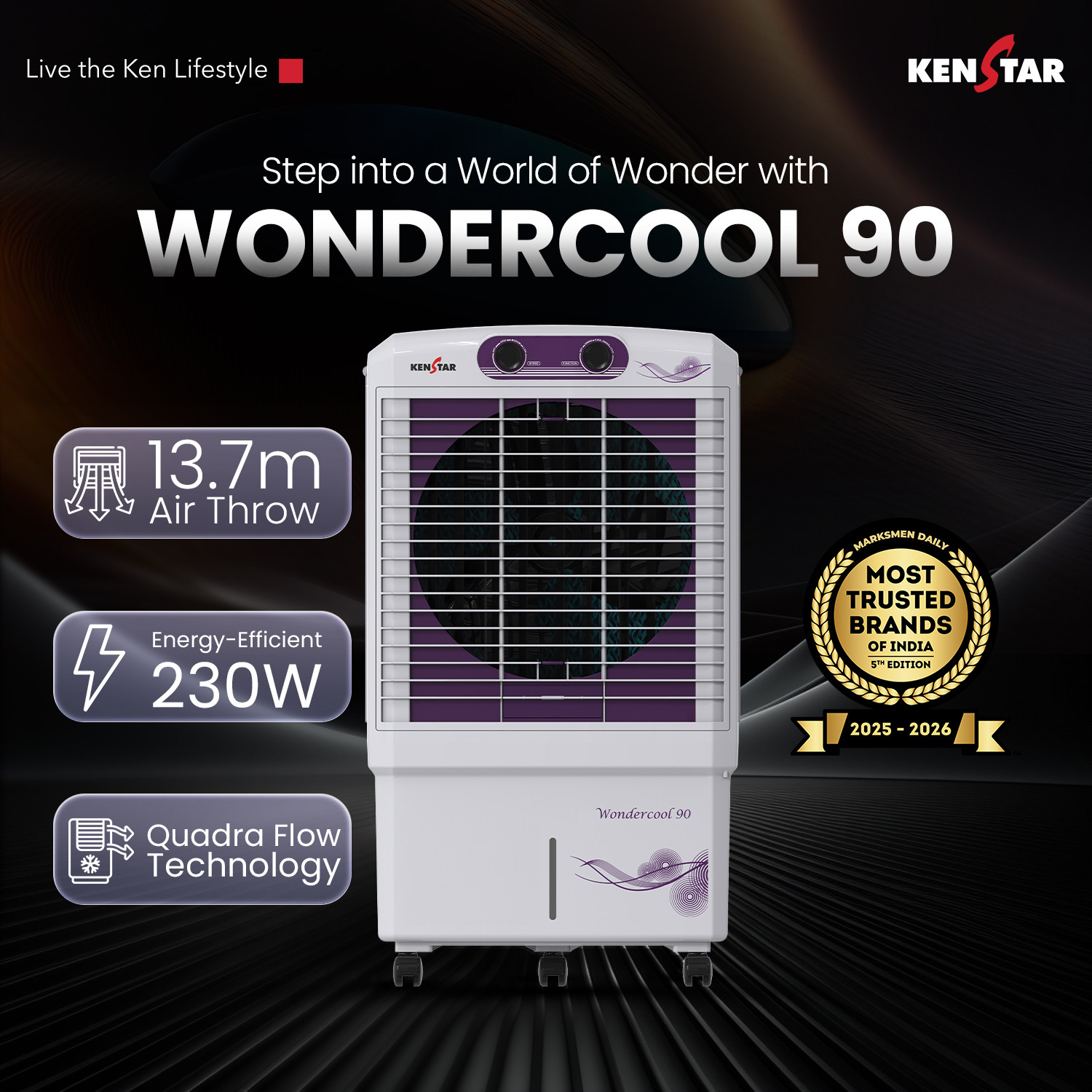 Image of Kenstar 90 L Desert Air Cooler