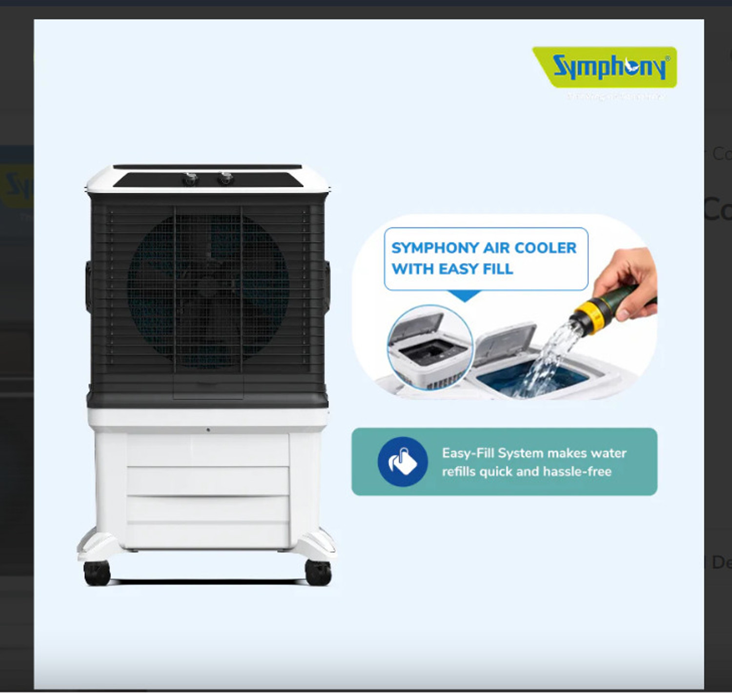 Image of Symphony 100 L Room /Personal Air Cooler
