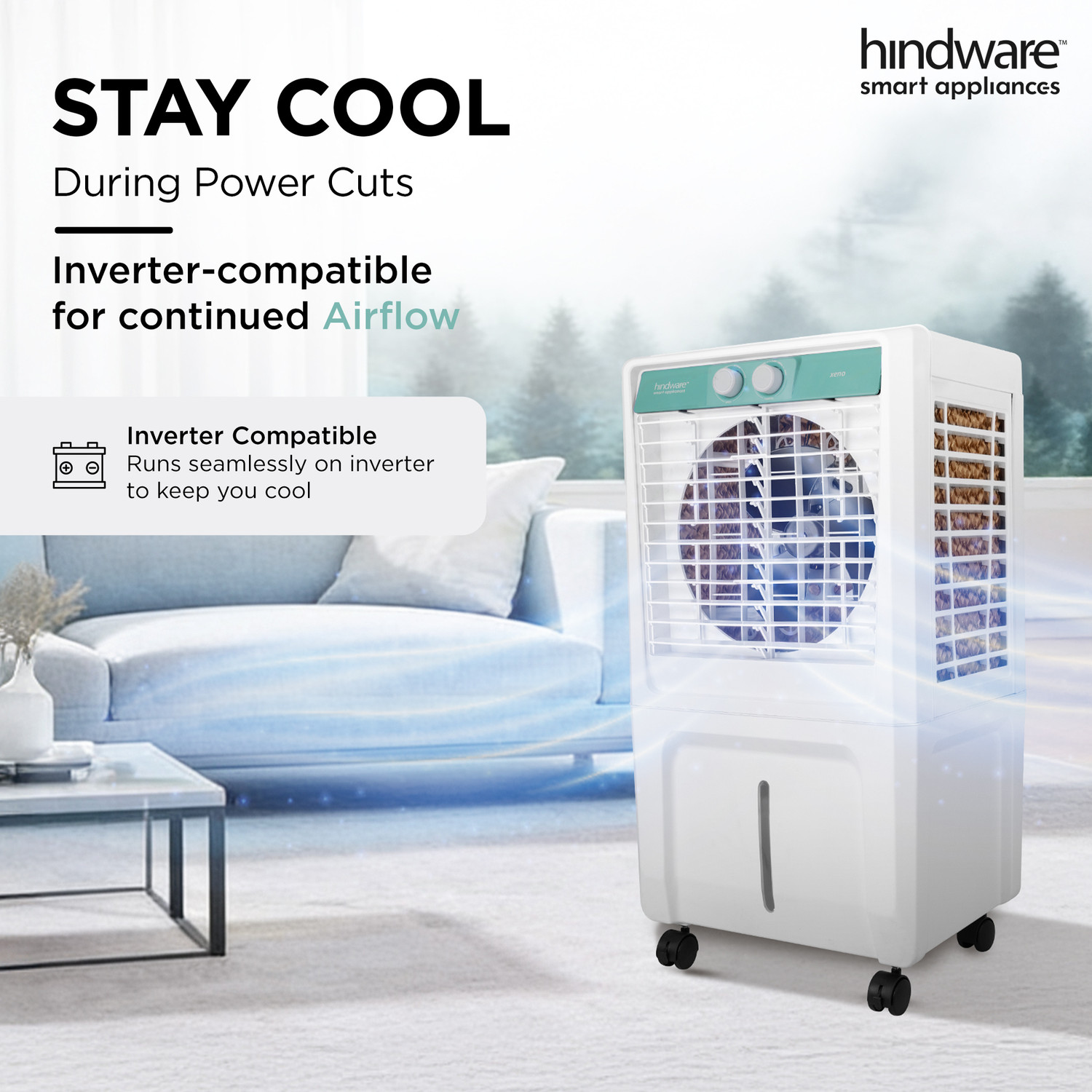 Image of Hindware Smart Appliances 48 L Room /Personal Air Cooler
