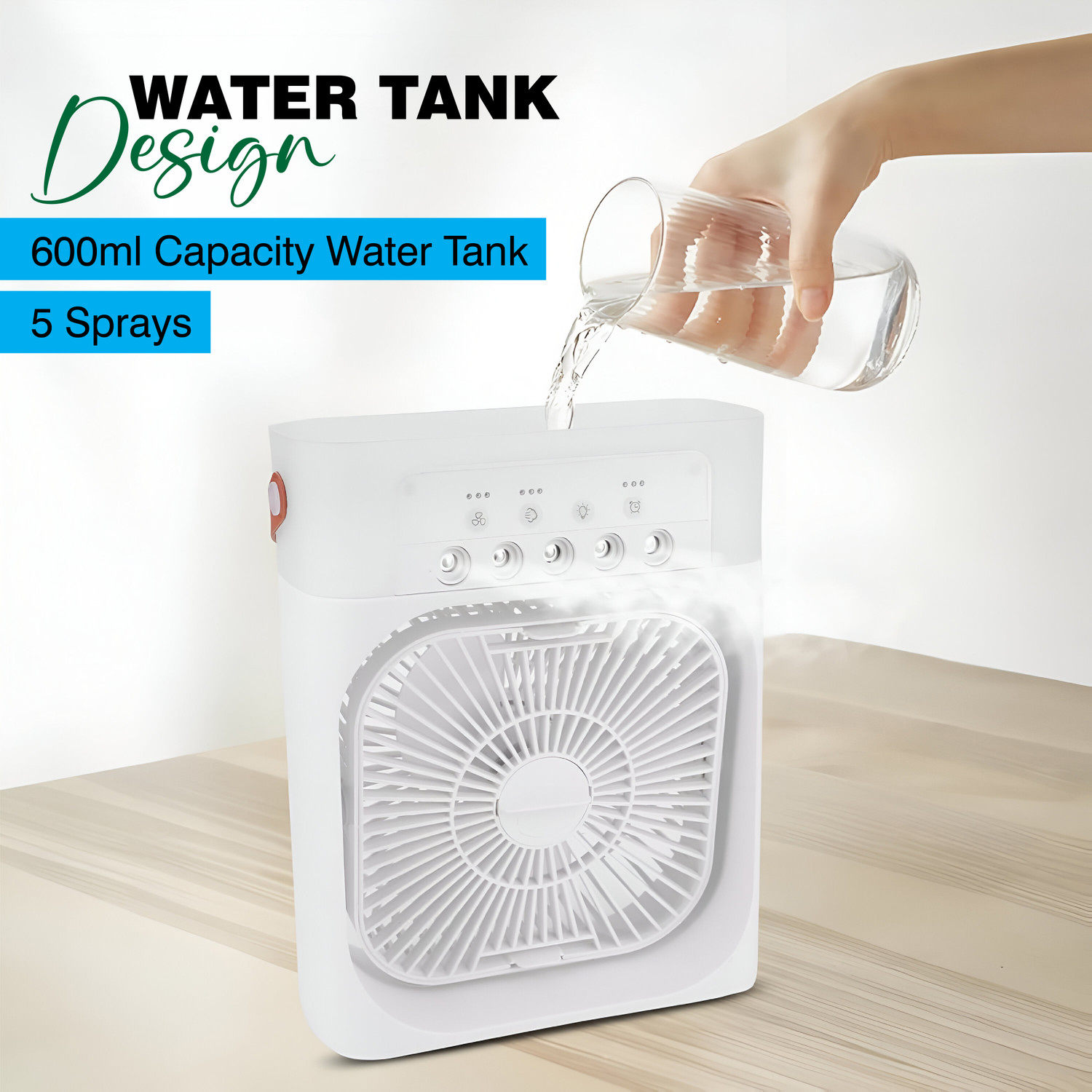 Image of MIKANIX 600 ml Room /Personal Air Cooler