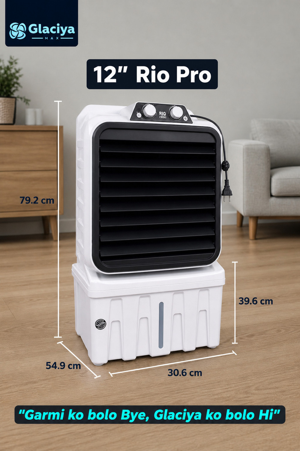 Image of GLACIYA 25 L Room /Personal Air Cooler