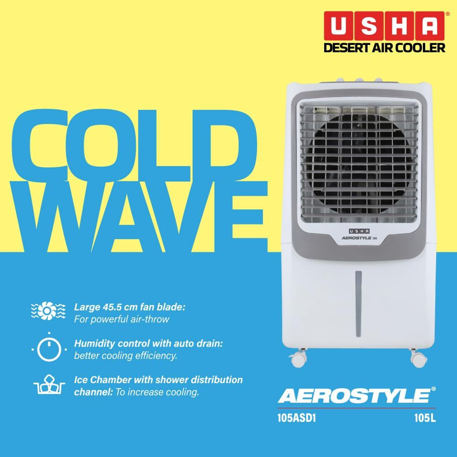 Image of USHA 105 L Desert Air Cooler