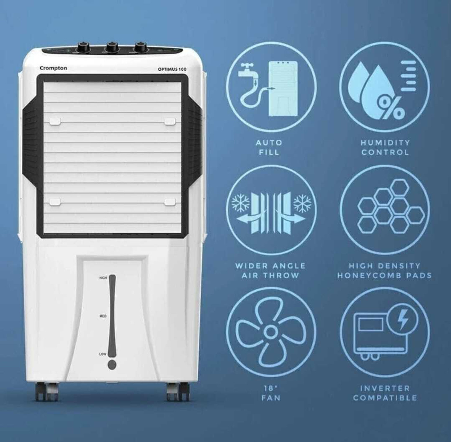 Image of Crompton 100 L Desert Air Cooler