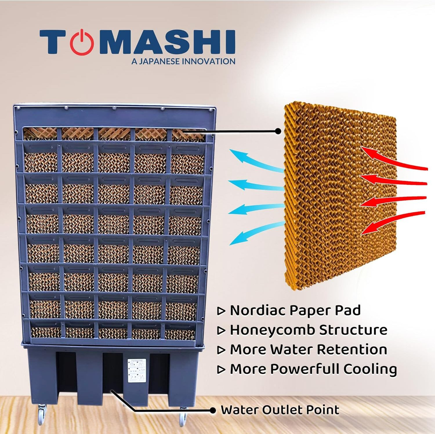 Image of TOMASHI 90 L Window Air Cooler