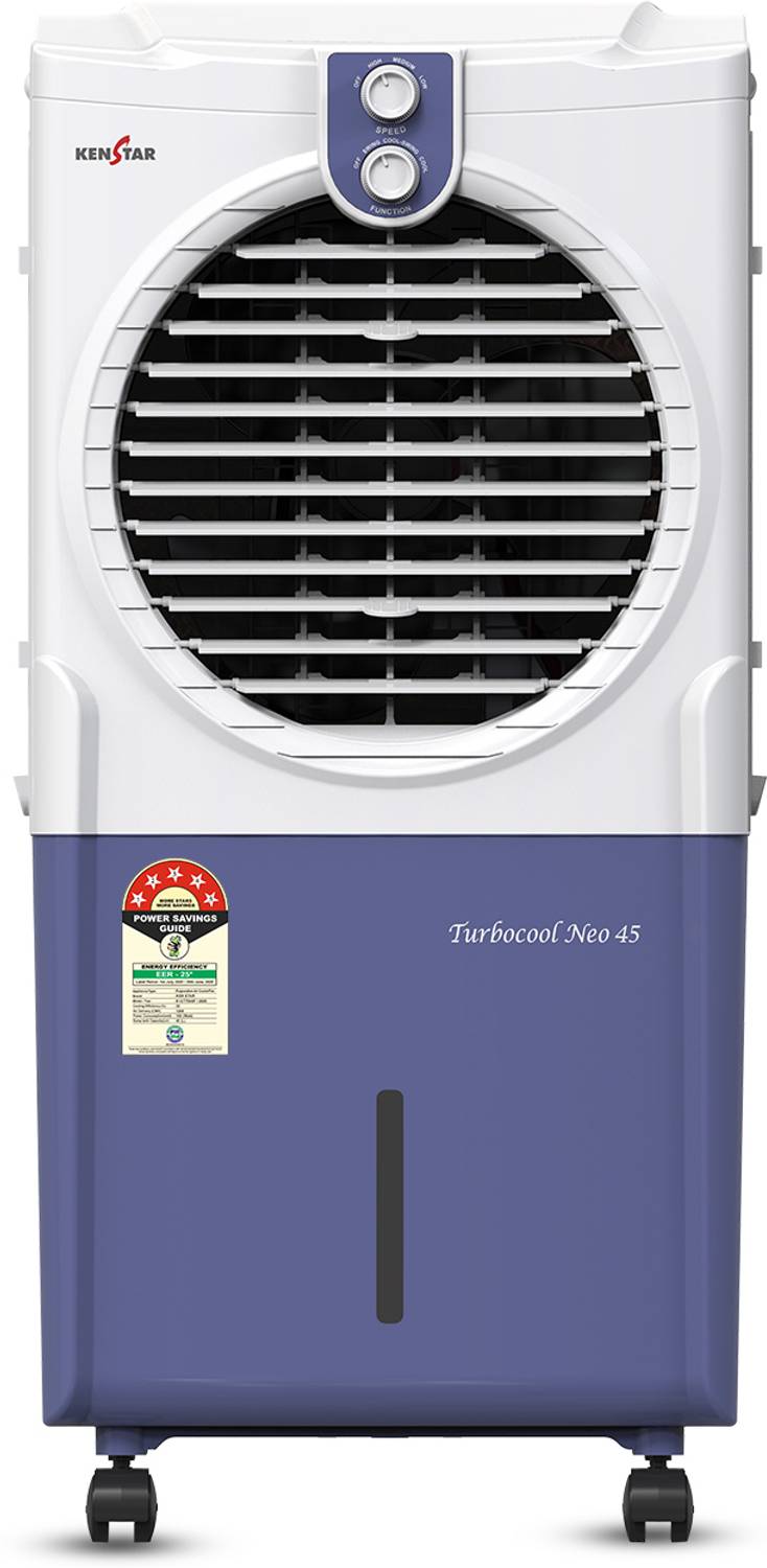 Kenstar 45 L Room/Personal Air Cooler Honeycomb Pads, Anti-Bacterial Protection, Inverter Compatible, 5 Star BEE Rating