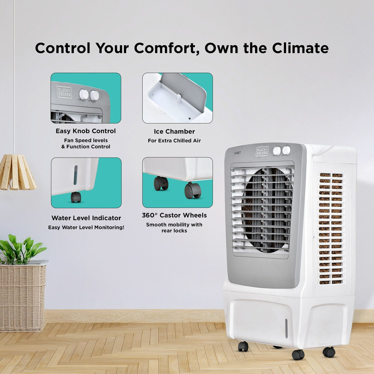 Image of BLACK+DECKER 65 L Desert Air Cooler