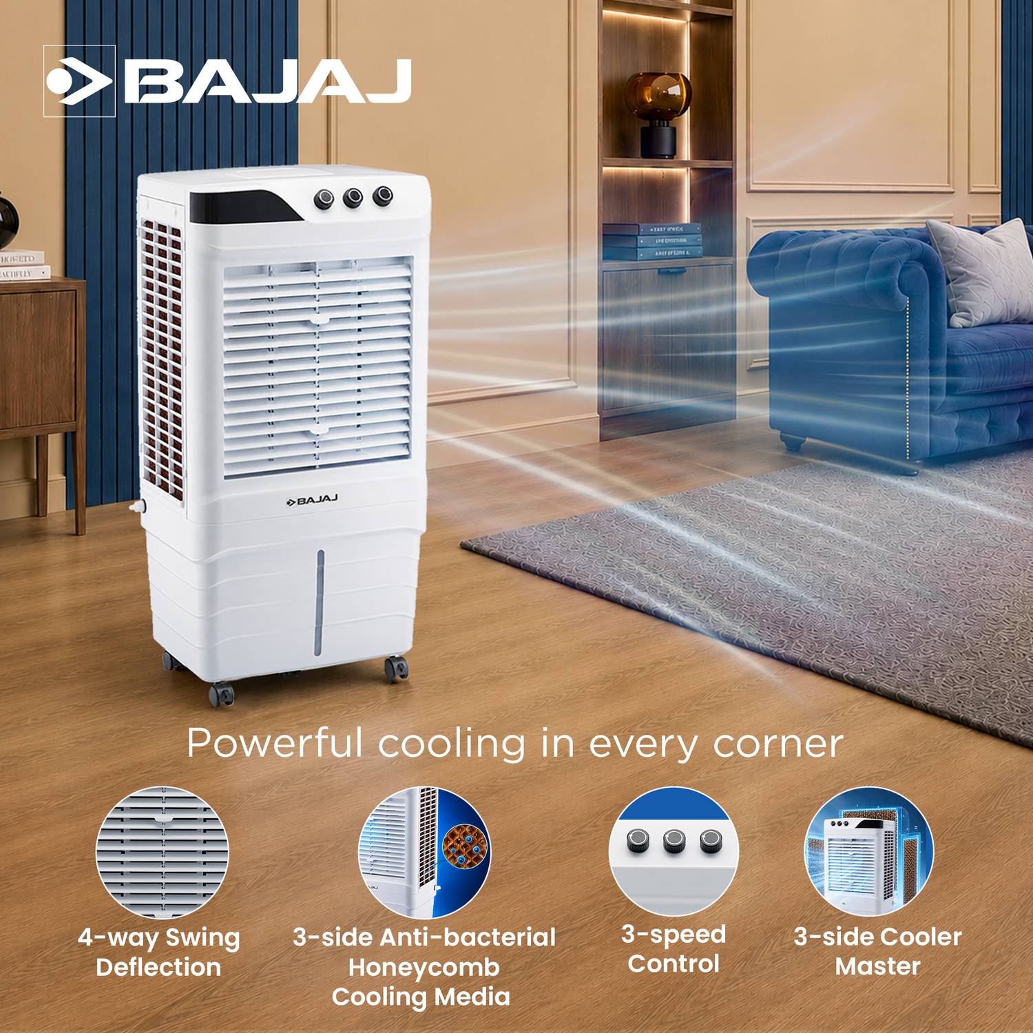 Bajaj 90 L Desert Air Cooler - Image 4