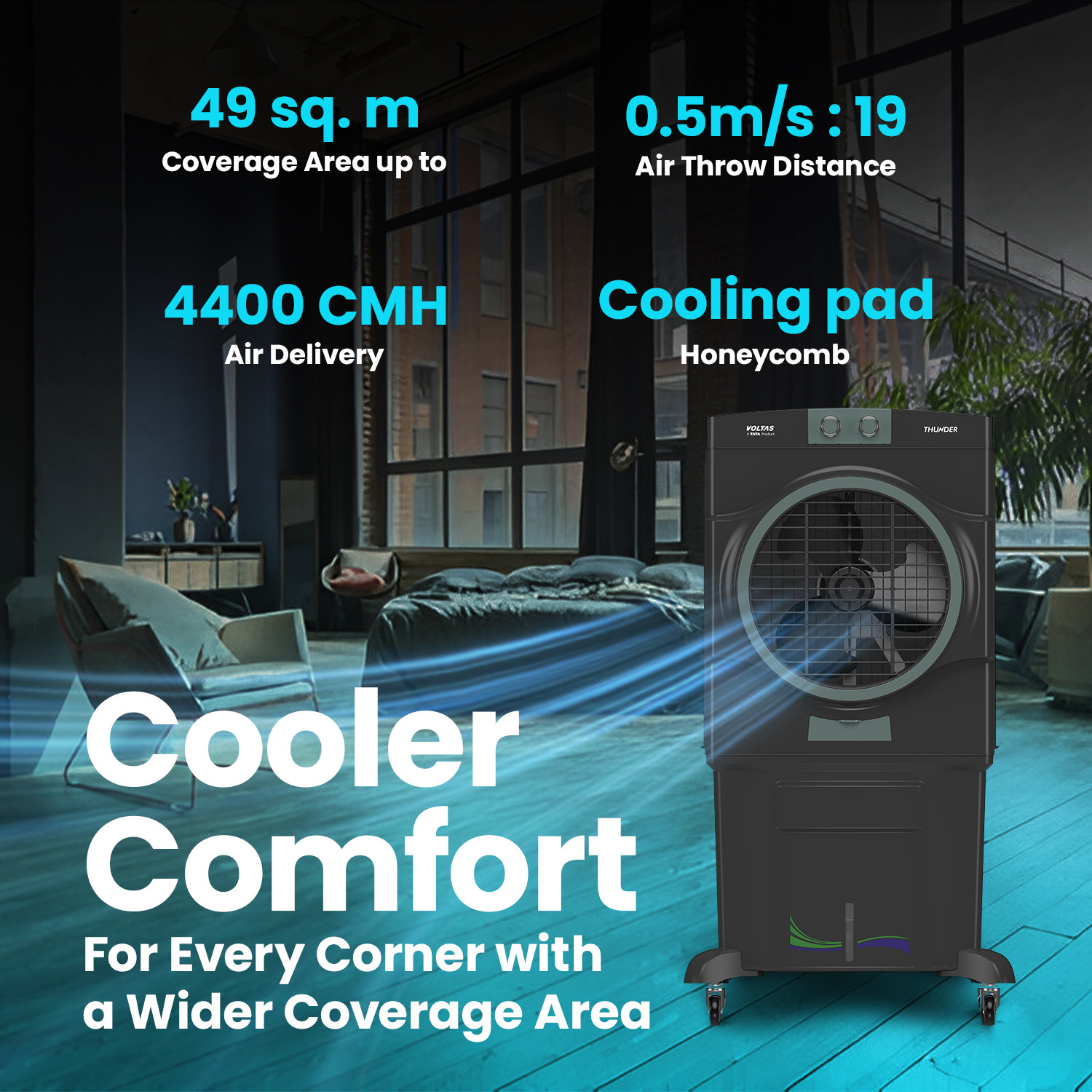 Image of Voltas 85 L Room /Personal Air Cooler