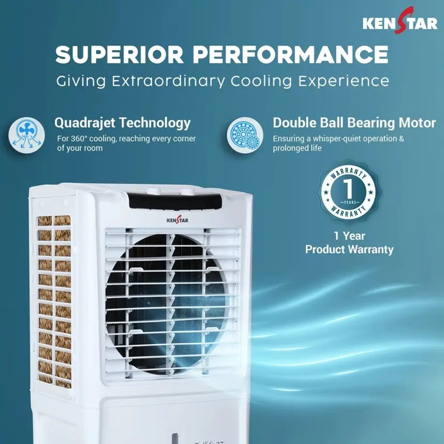 Image of Kenstar 27 L Room /Personal Air Cooler