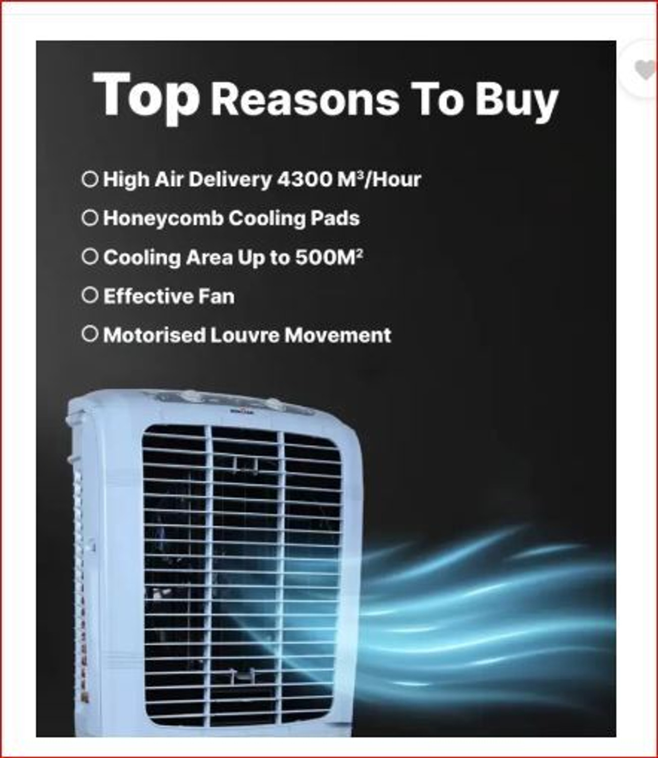 Image of Kenstar 60 L Desert Air Cooler