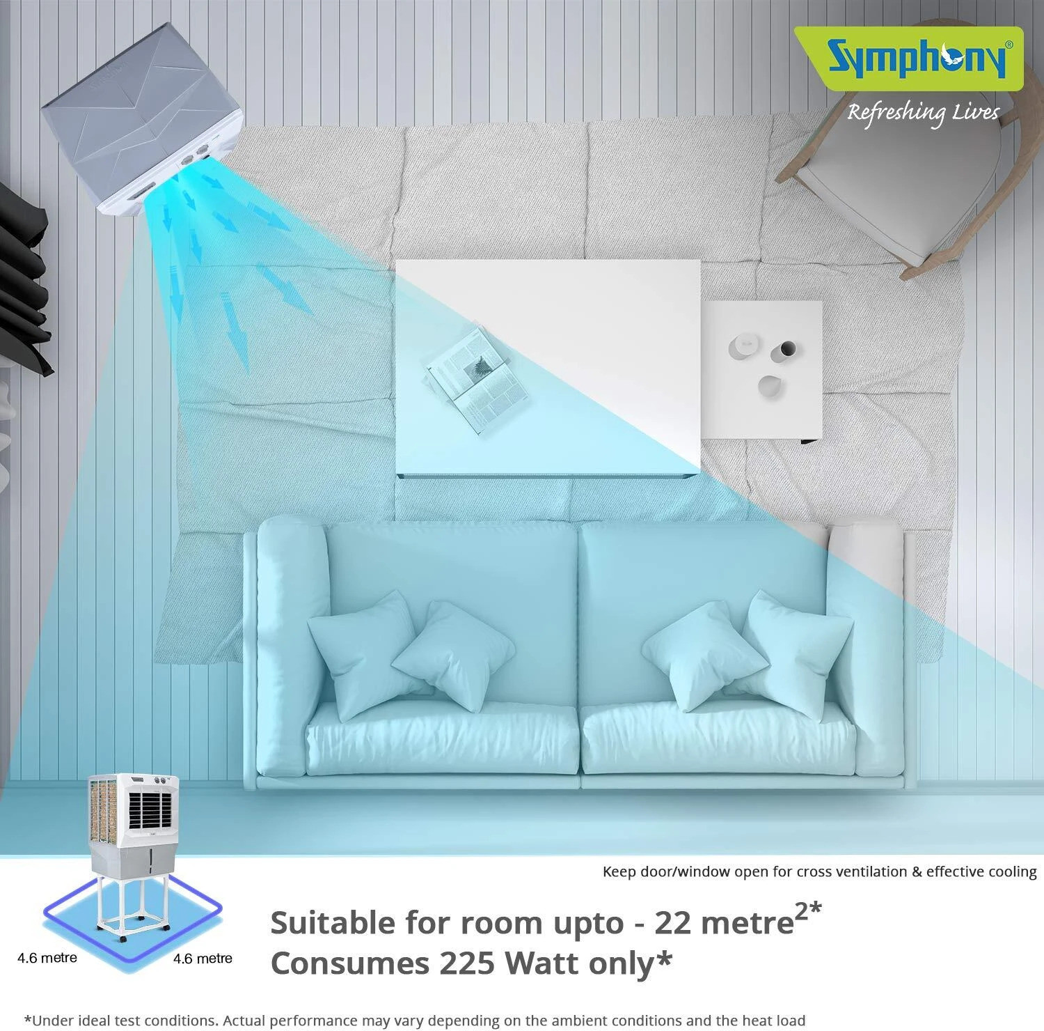 Image of symphony limited 41 L Desert Air Cooler
