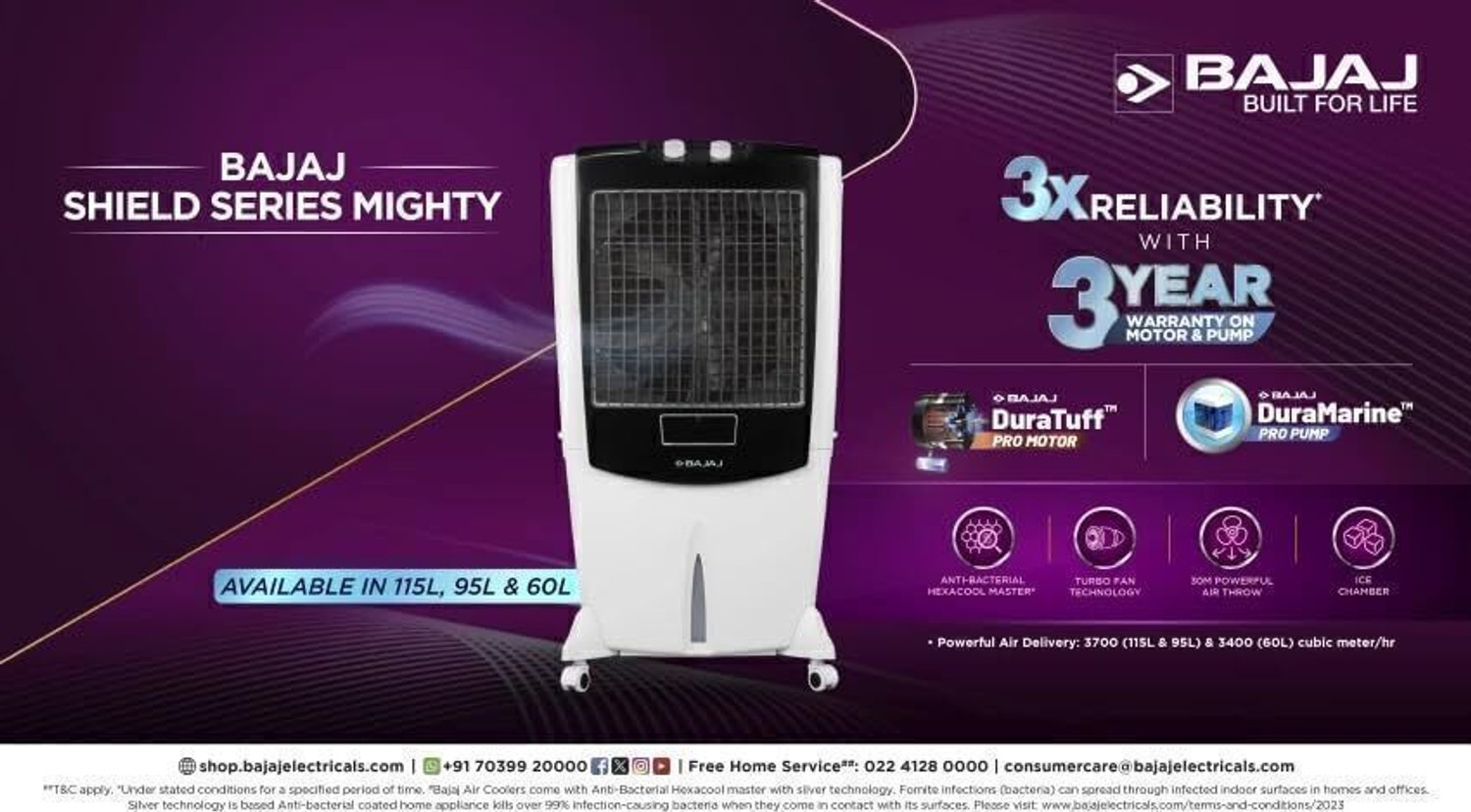 Image of BAJAJ 115 L Desert Air Cooler